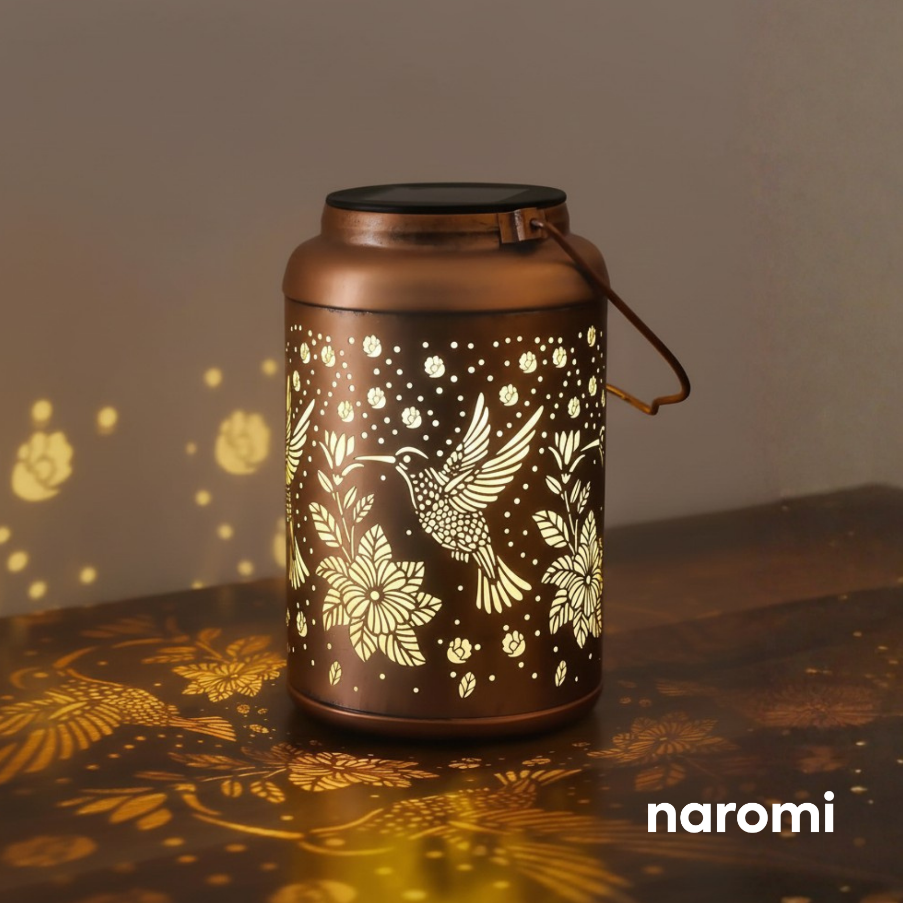 Solar Hummingbird Lantern