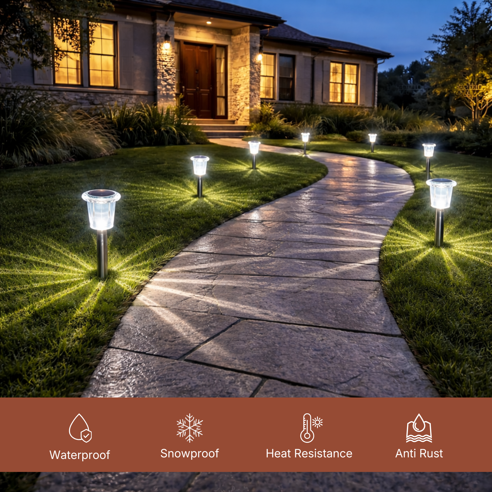 Solar Pathway LED Lights